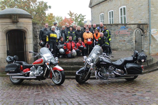 Start im Regen zur Abschlufahrt 2013 13